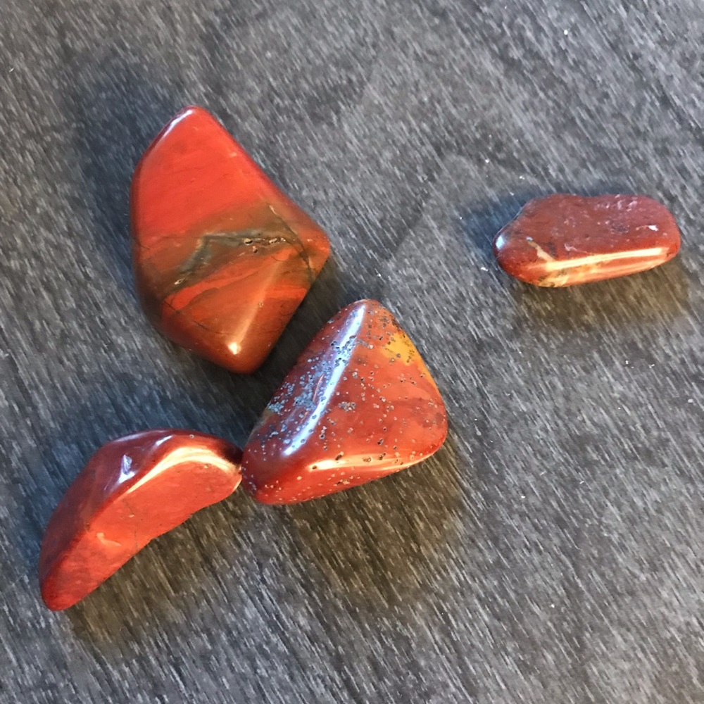 4 chestnut jasper stones - Picture 2 of 3